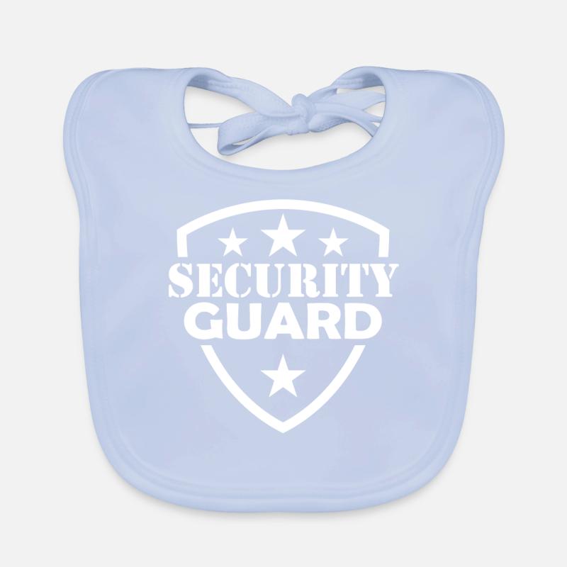 Security Guard Security Security Security Organic Baby Bibs