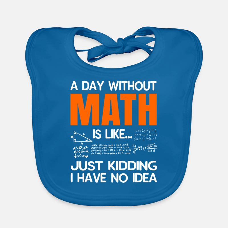 Mathematics Organic Baby Bibs