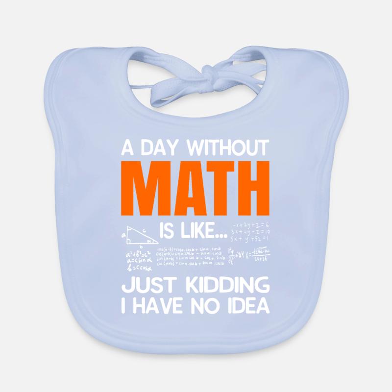 Mathematics Organic Baby Bibs
