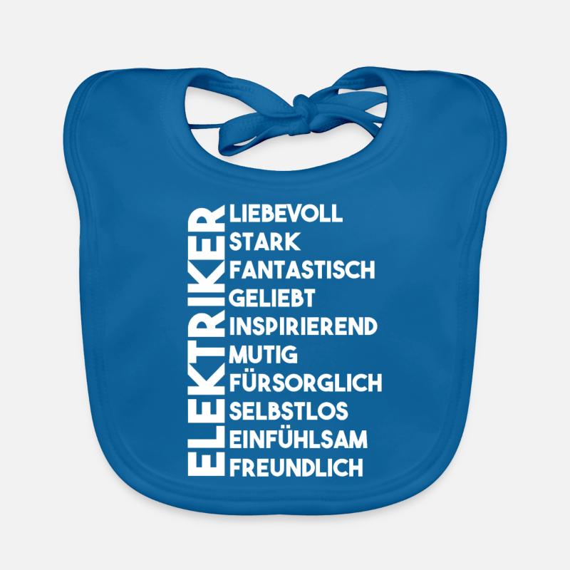 Elektriker Baby Bio-Lätzchen