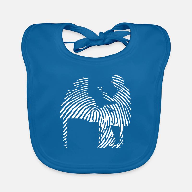 Empreinte digitale du pianiste Bavoir bio Bébé