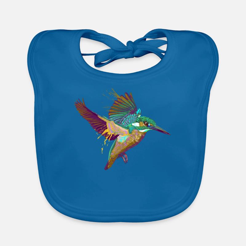 Splash Eisvogel Baby Bio-Lätzchen