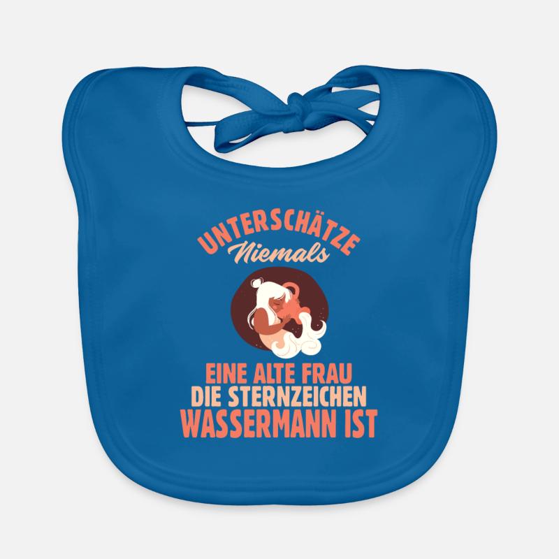 Sternzeichen Wassermann Baby Bio-Lätzchen