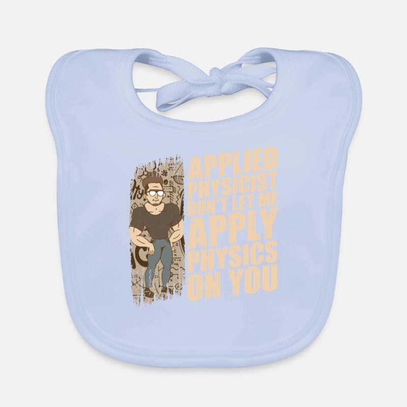Physics Physicist Organic Baby Bibs
