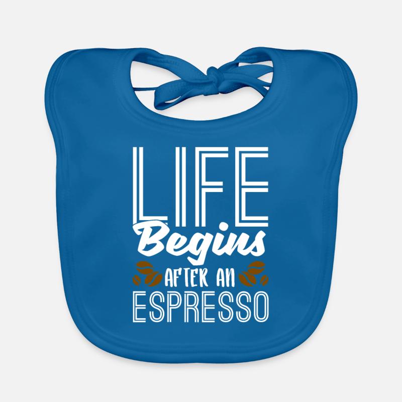 Café expresso Bavoir bio Bébé