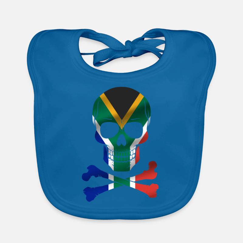 Drapeau de l’Afrique du Sud Bavoir bio Bébé