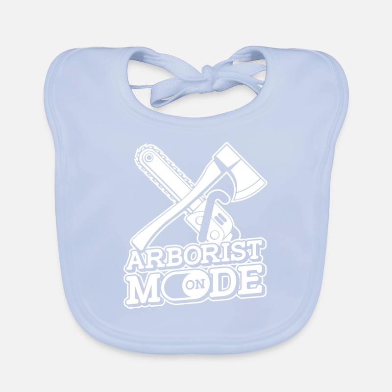 Baumklettern Baumpfleger Arborist Baumkletterer Baby Bio-Lätzchen