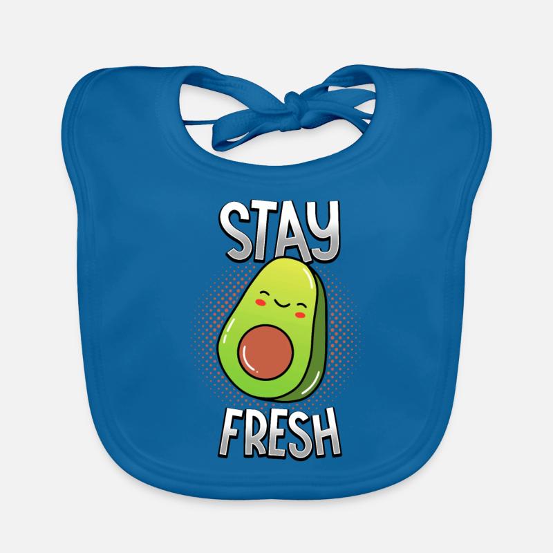Avocado - Stay Fresh - Dancing Vegetables Organic Baby Bibs