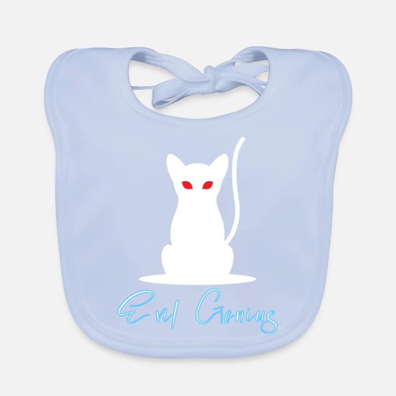Evil Genius - devilish genius Organic Baby Bibs