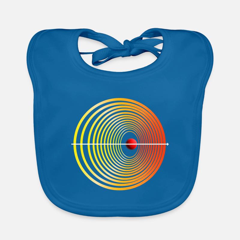Doppler Effect Illustration Physics Organic Baby Bibs