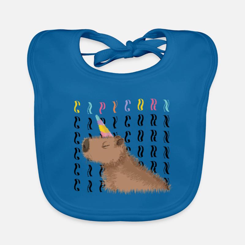 Capybara Capycorn Unicorn Rodent Gift Baby Bio-Lätzchen