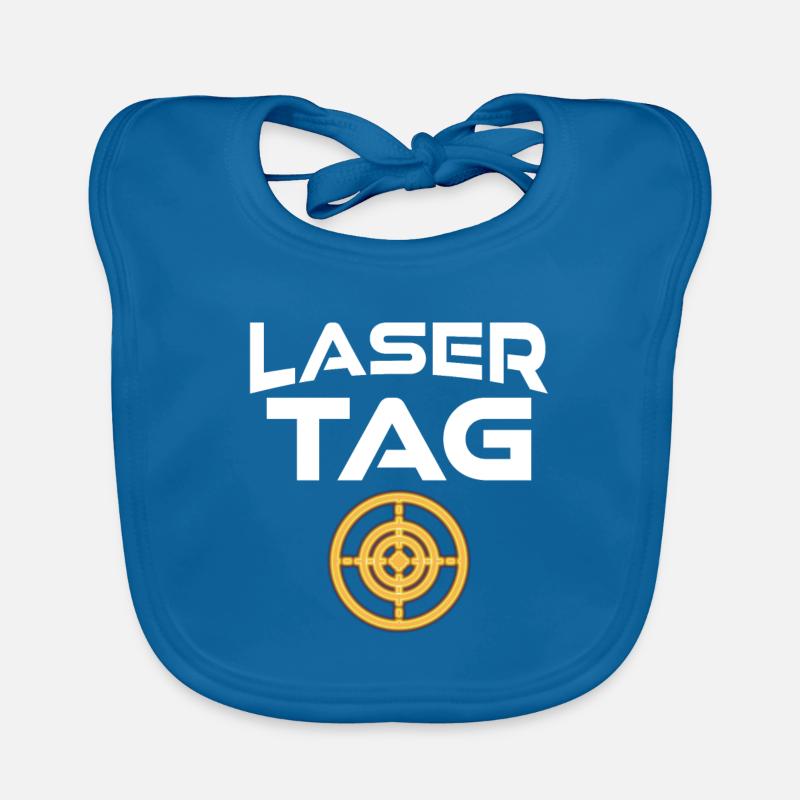 Laser Tag Gift Organic Baby Bibs