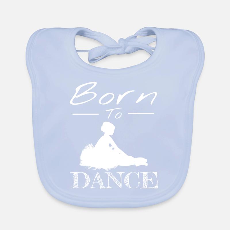 Born to dance Born to Dance Classical Dancer Organic Baby Bibs