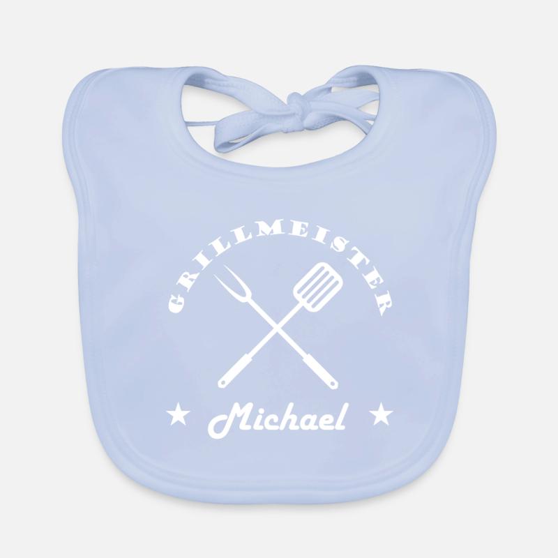 Grill Master Michael Organic Baby Bibs