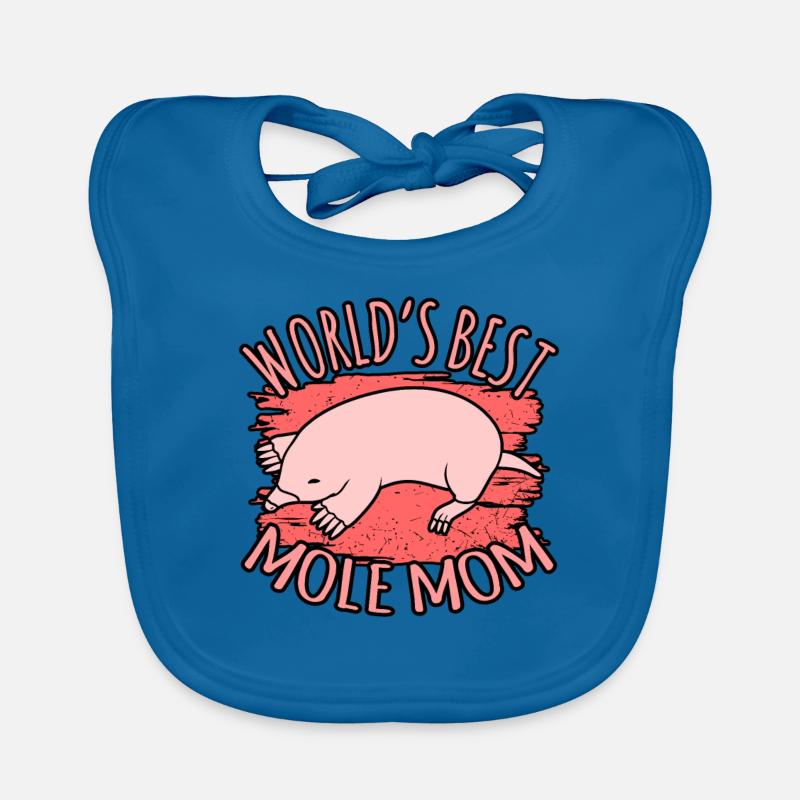 Maulwurf Mama Geschenk Baby Bio-Lätzchen