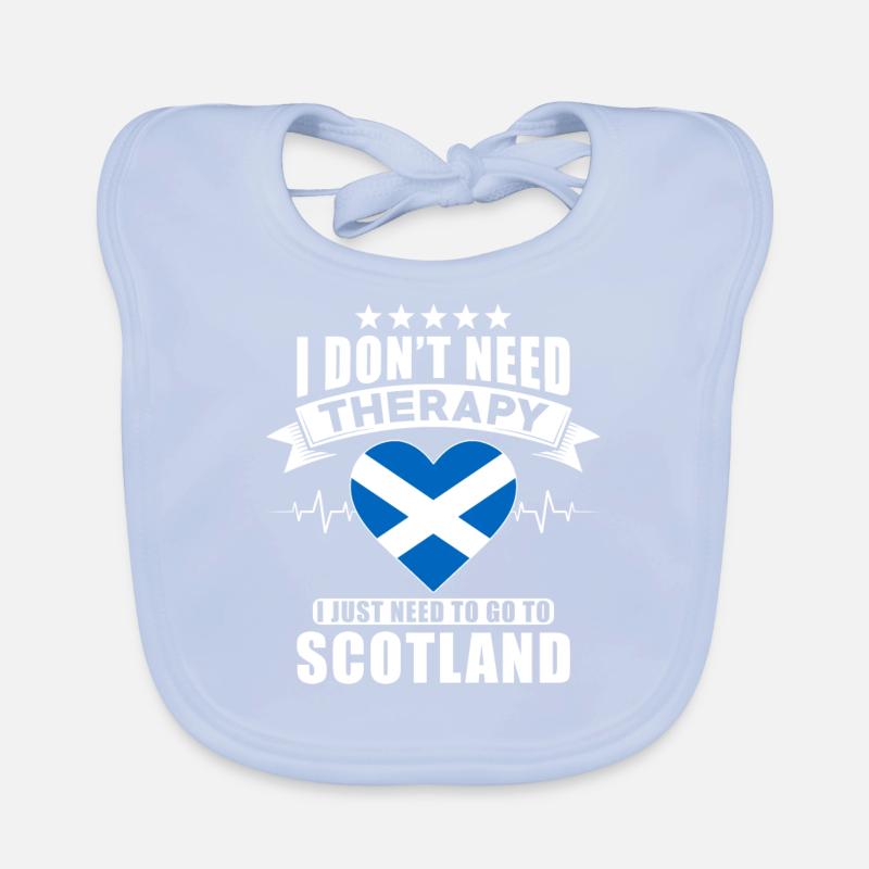 Scotland I do not need Therapy Baby Bio-Lätzchen