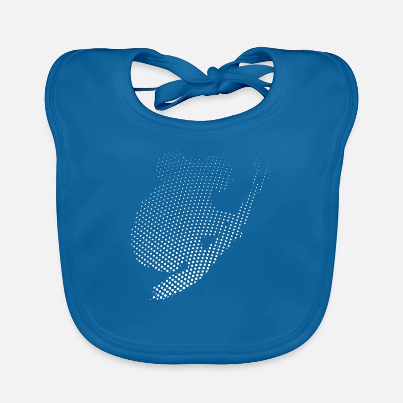 Koala - Baby Bio-Lätzchen - Pfauenblau