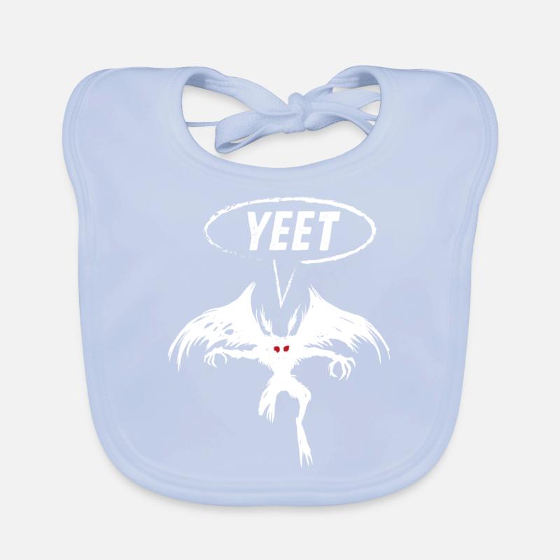 Mothman Yeet Drôle Cryptide Cadeau Bavoir bio Bébé