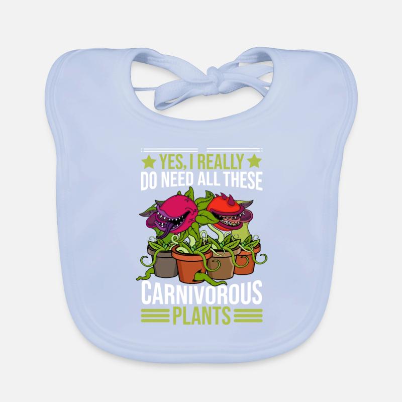 Carnivorous plants Venus flytrap Organic Baby Bibs