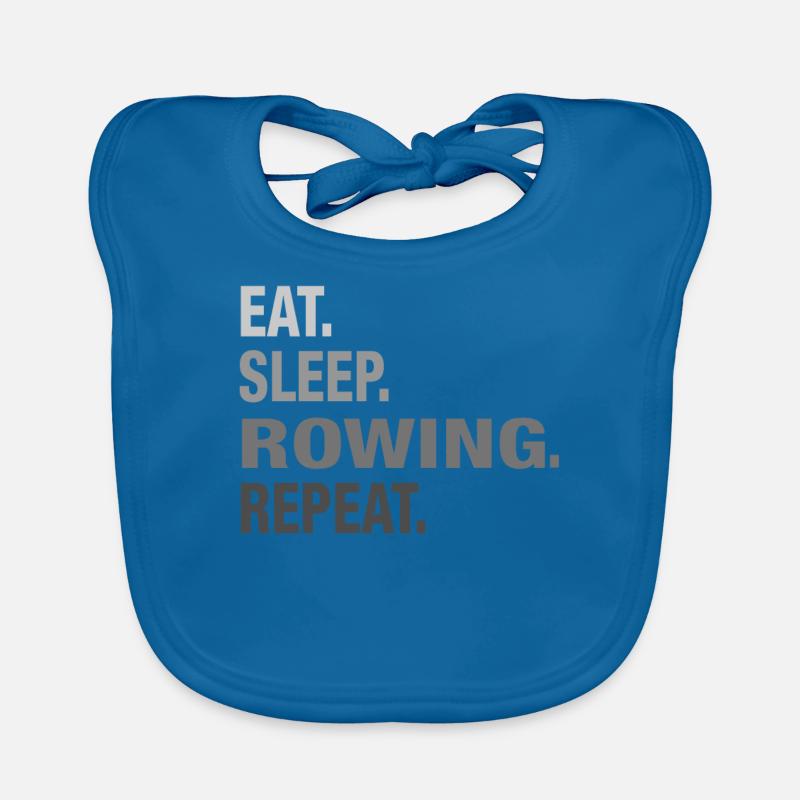 Fancy Eat Sleep Rowing TSHIRT GRAPHIQUE Bavoir bio Bébé
