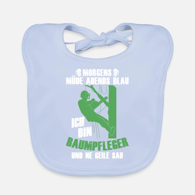 Baumklettern Baumpfleger Arborist Baumkletterer Baby Bio-Lätzchen