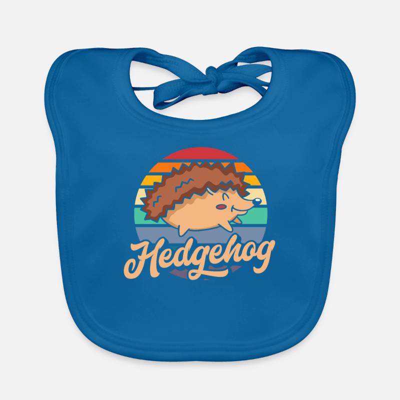 Hedgehog Hedgehog Hedgehog Organic Baby Bibs
