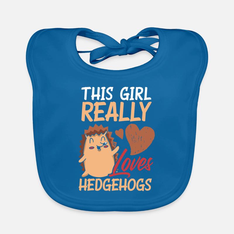Hérisson Hérisson Hérisson Bavoir bio Bébé