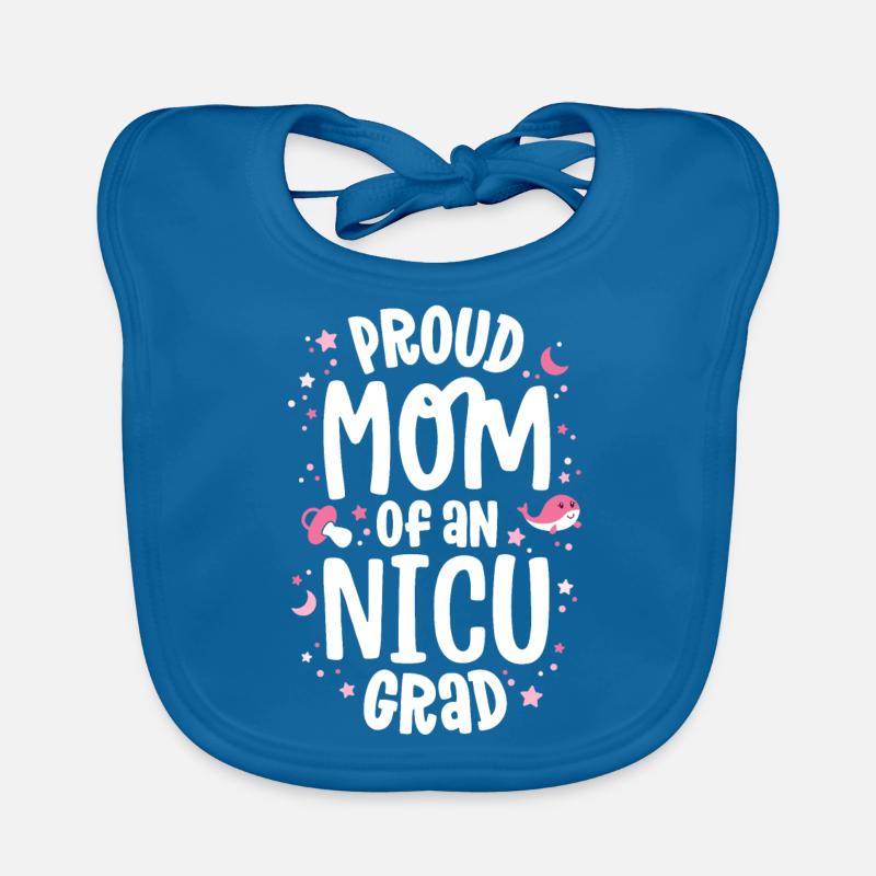 Stolze Mutter einer NICU-Absolventin NICU Grad Mutter Baby Bio-Lätzchen