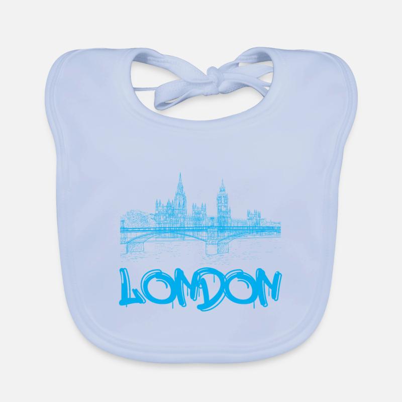 Londres Bavoir bio Bébé
