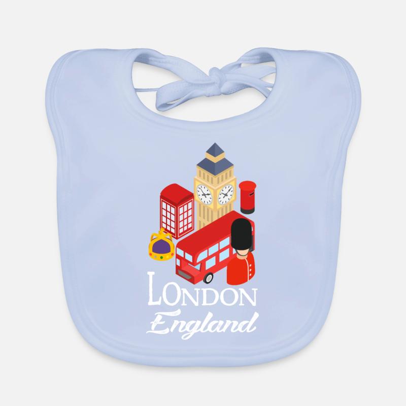 Londres Bavoir bio Bébé