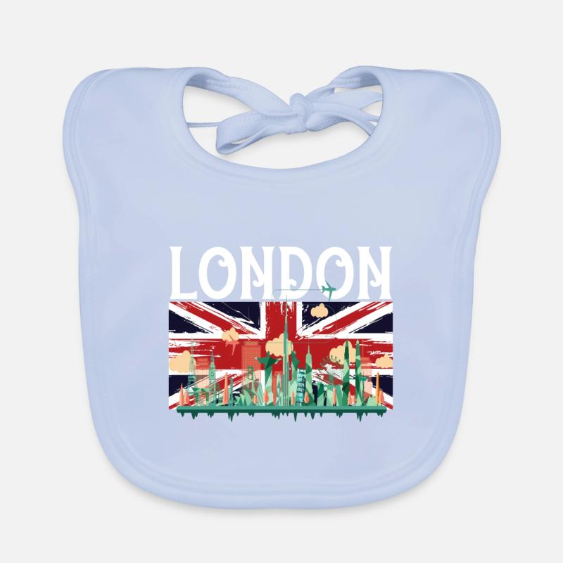Londres Bavoir bio Bébé
