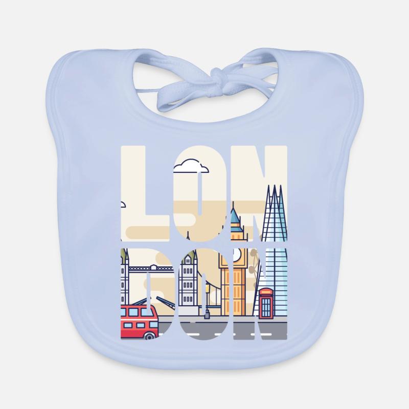 Londres Bavoir bio Bébé