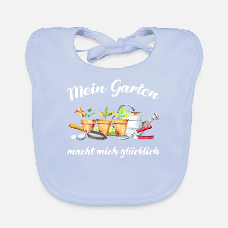 Garten Spruch Gärtner Hobbygärtner Geschenkidee Baby Bio-Lätzchen