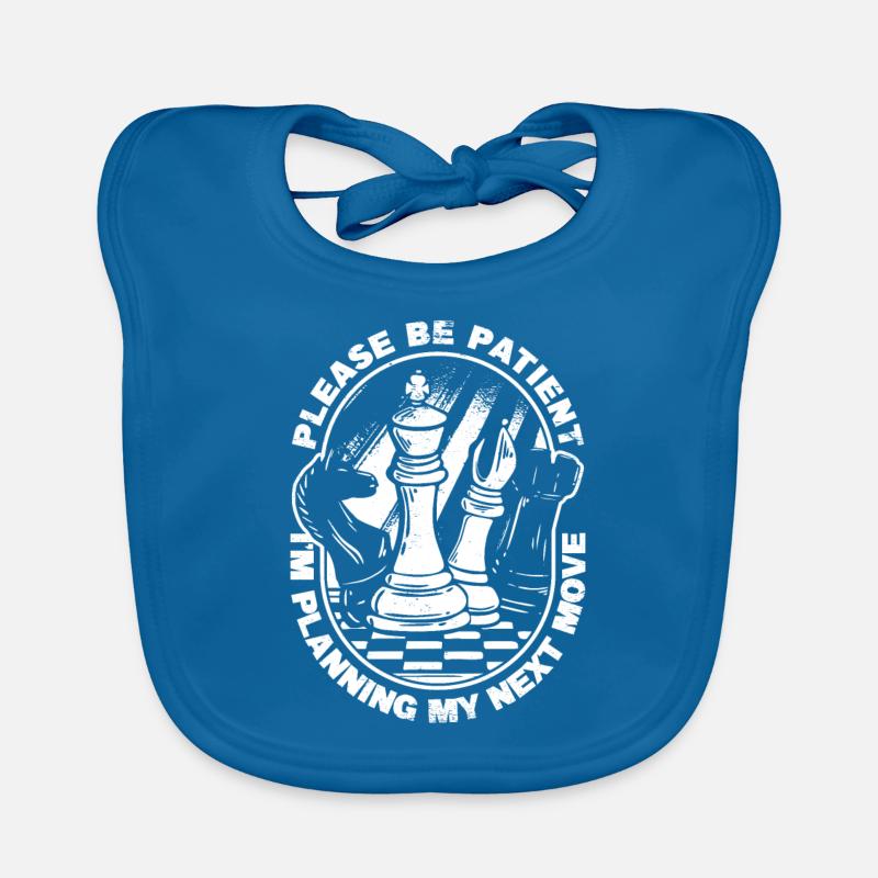 Pièce d’échecs Bavoir bio Bébé