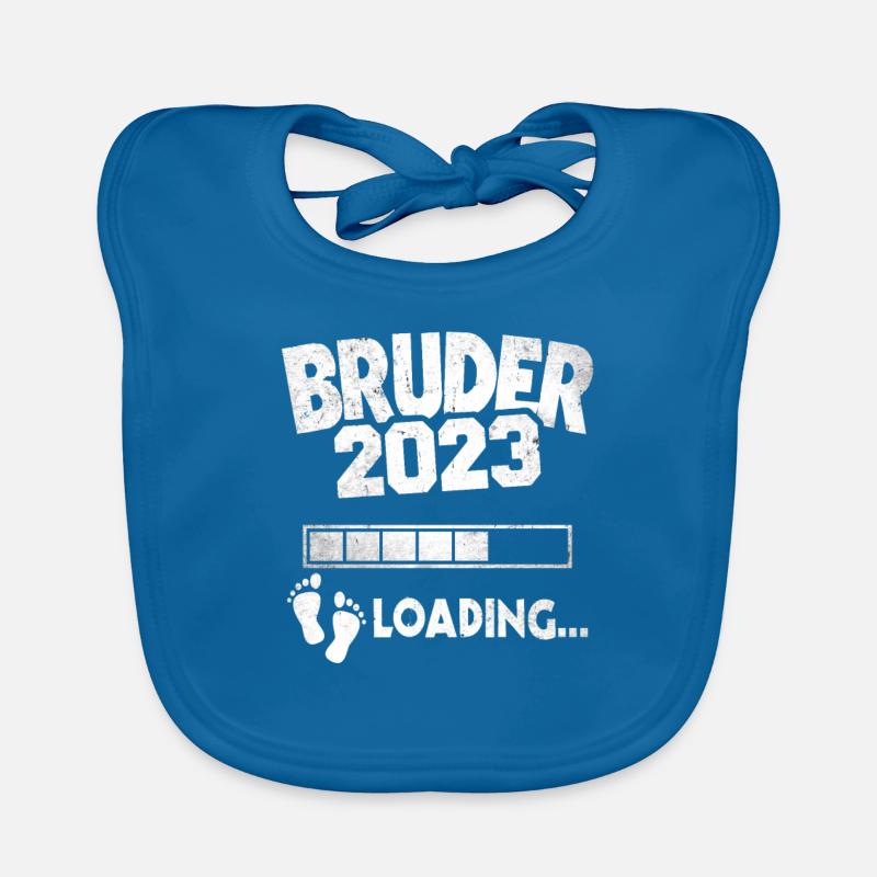 Brother-to-be 2023 Loading Offspring Organic Baby Bibs