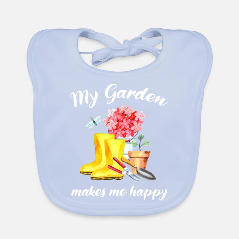 Garten Spruch Gärtner Hobbygärtner Geschenkidee Baby Bio-Lätzchen