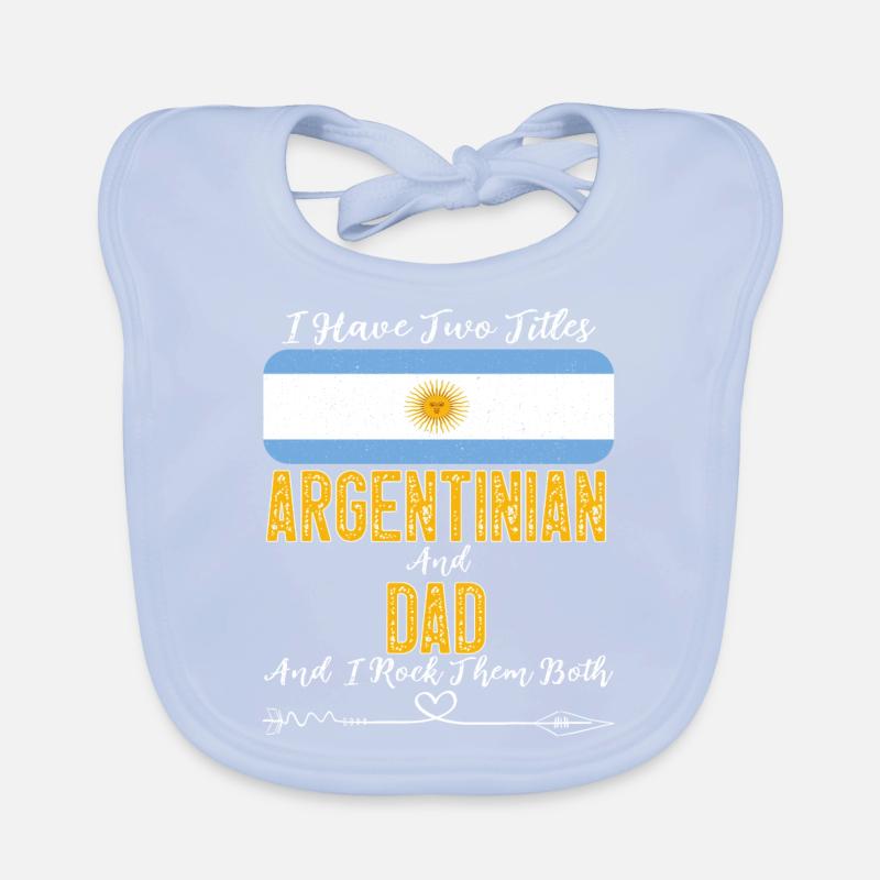 Argentinian Dad Organic Baby Bibs