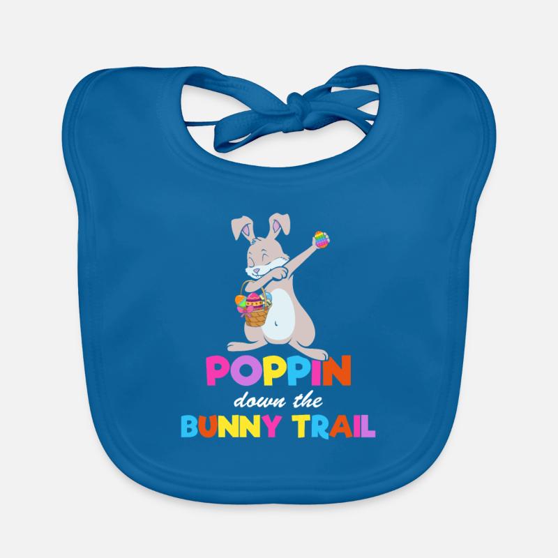 Poppin Down The Rabbit Trail Dabbing Rabbit Bavoir bio Bébé