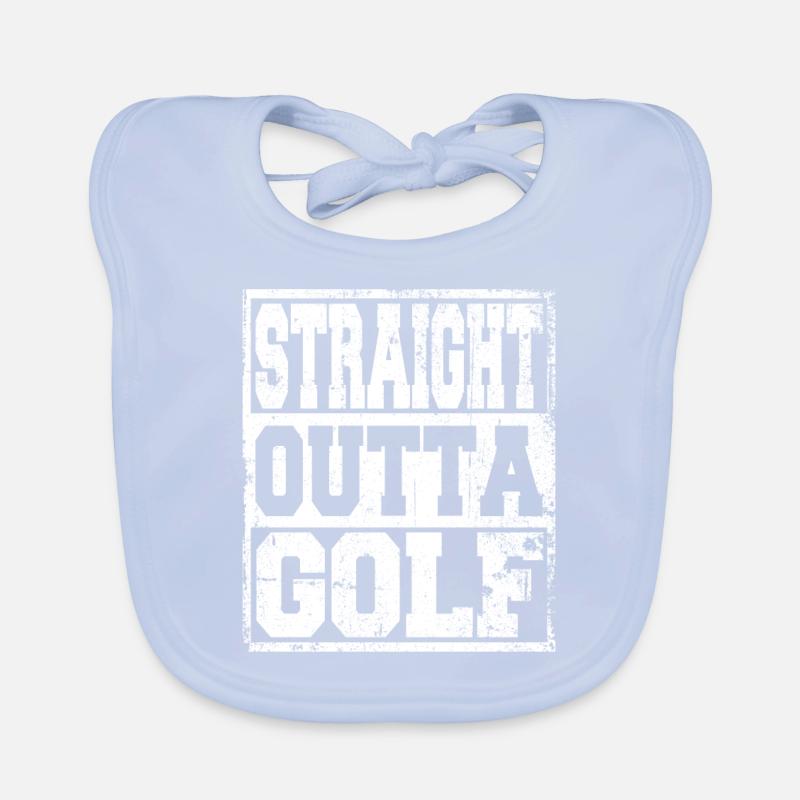 Le golf dit drôle Bavoir bio Bébé