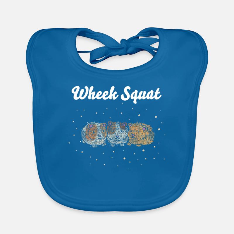 Wheek Squat Cochon d’Inde Cochon d’Inde Bavoir bio Bébé
