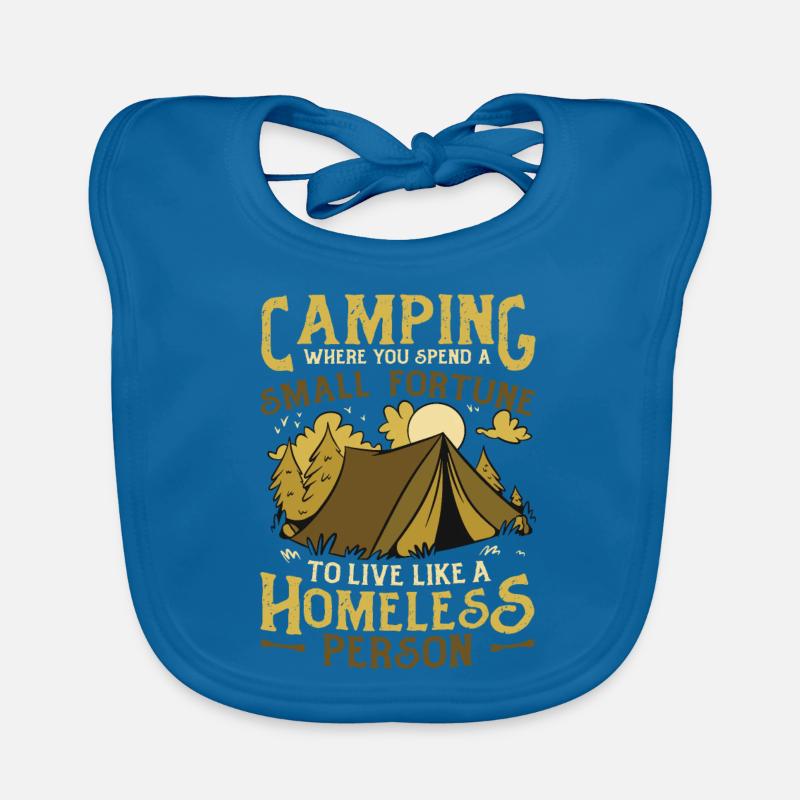 Camping, spend a small fortune. Organic Baby Bibs