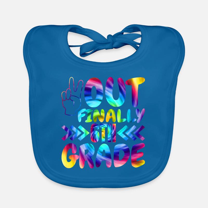 Out Finally 6th grade elementary school students Organic Baby Bibs