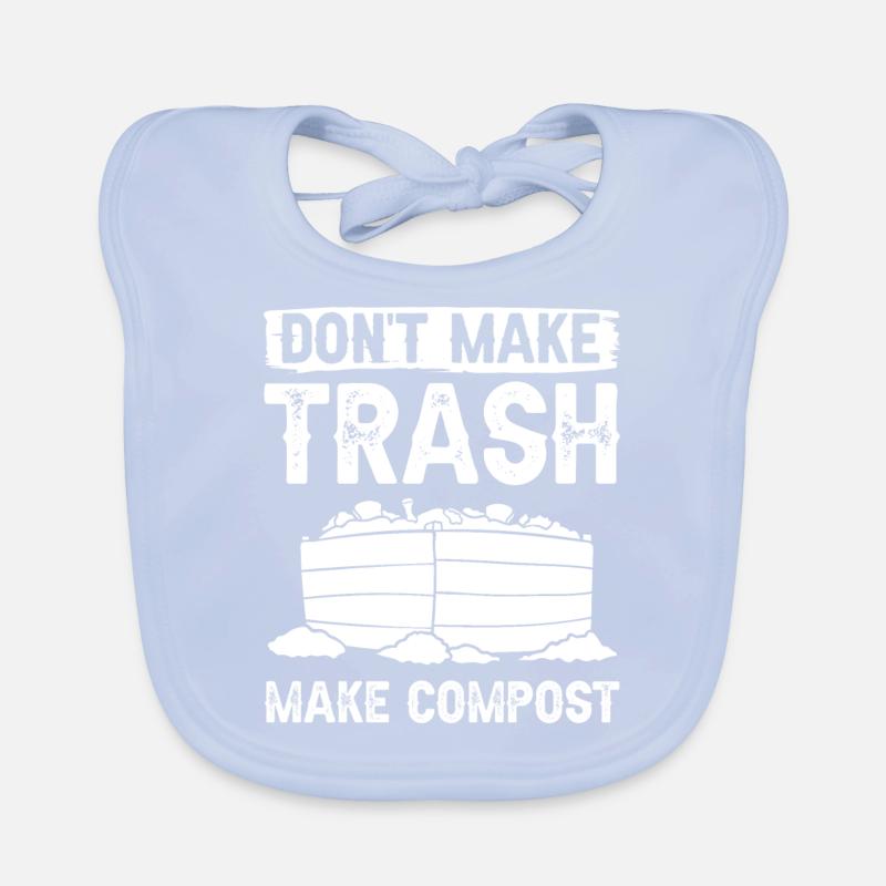 Composting Compost Worm Waste Organic Baby Bibs