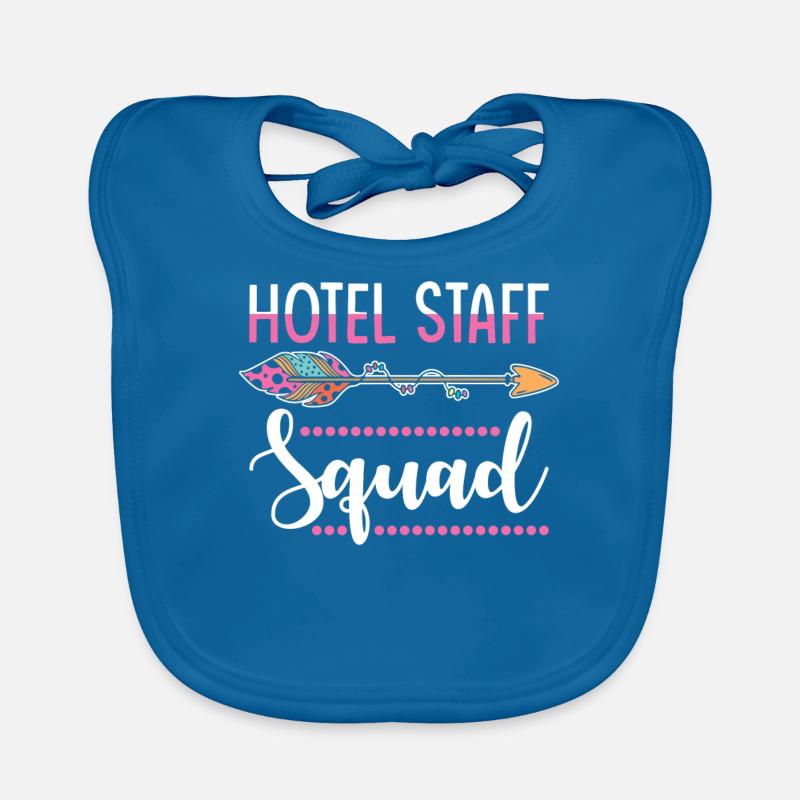 Hotel staff group Organic Baby Bibs