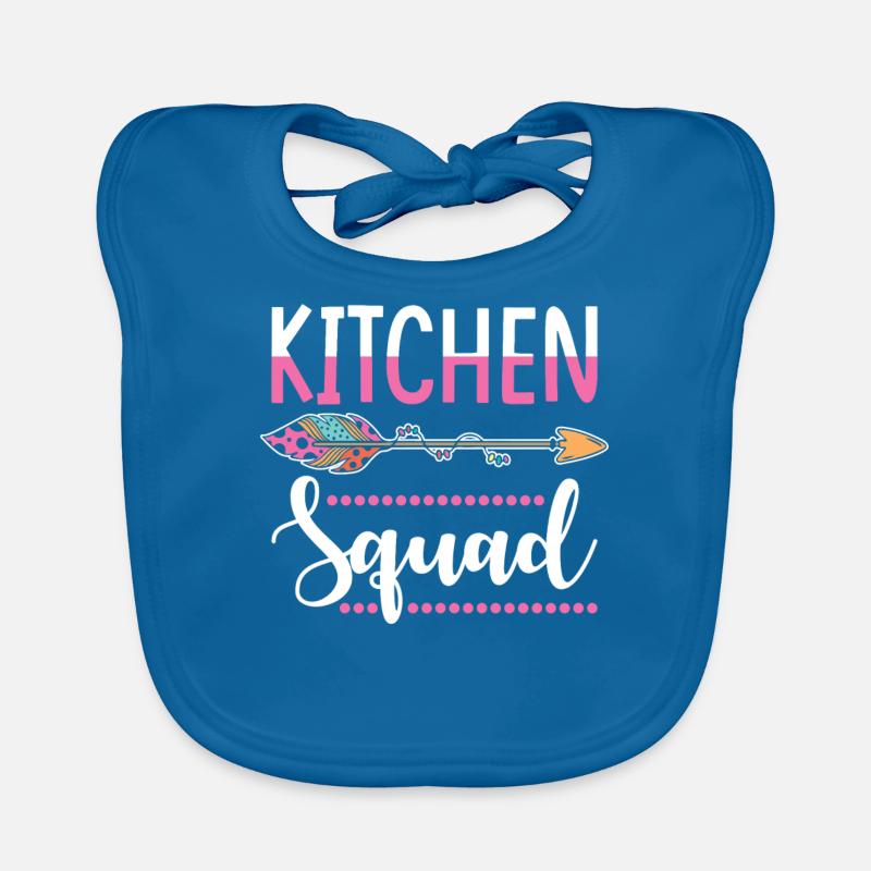 Kitchen worker group Organic Baby Bibs