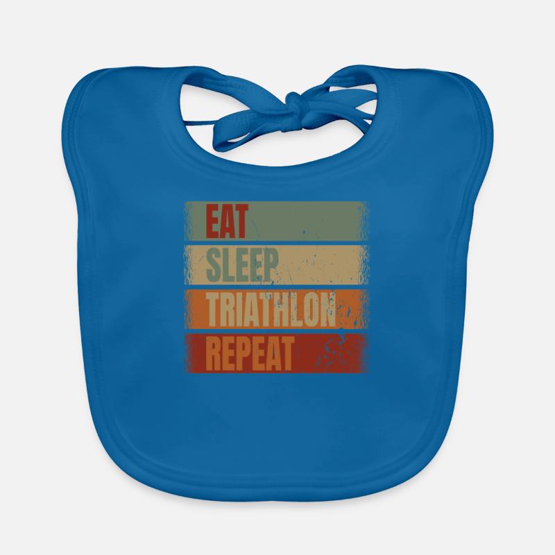 Triathlon Funny Organic Baby Bibs
