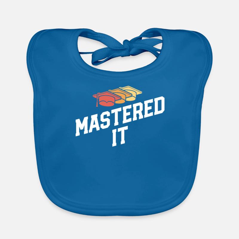 Mastered It Masters Abschlussfeier Baby Bio-Lätzchen