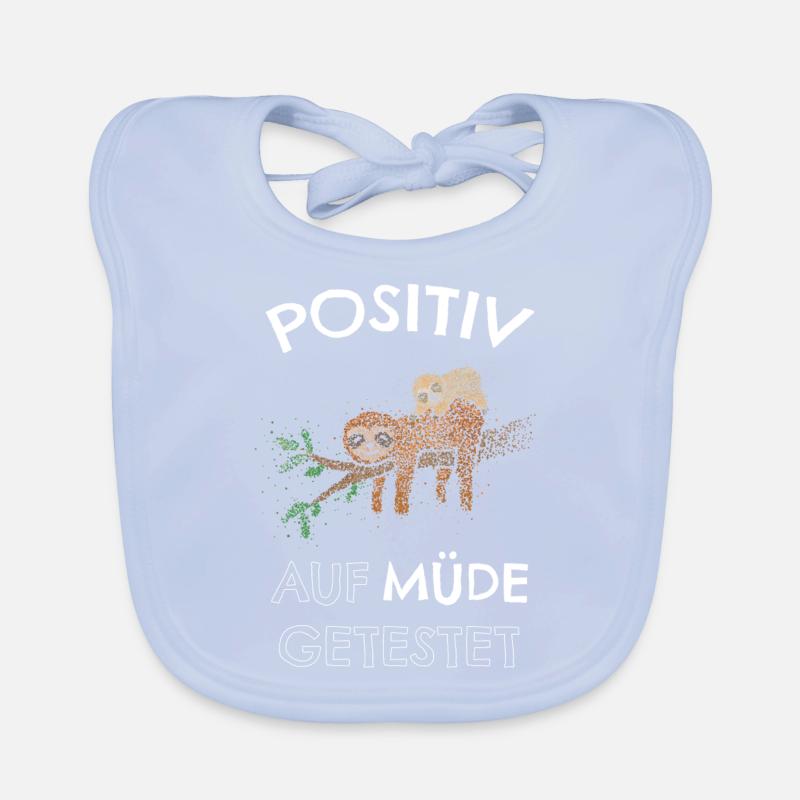 Positiv Auf Müde Getestet Muttertag Baby Bio-Lätzchen
