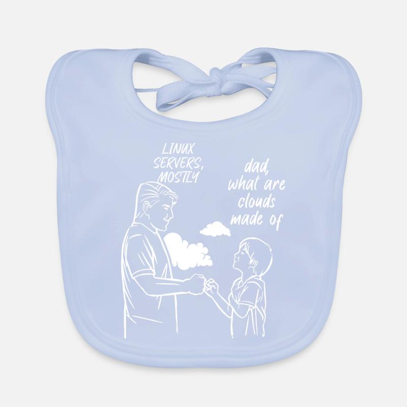 Funny Programmer Dad Are Clouds Made Of Baby Bio-Lätzchen