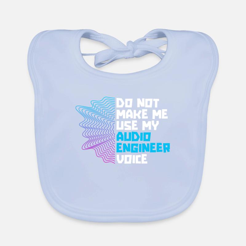 Tontechniker Sound Audio Engineer Organic Baby Bibs